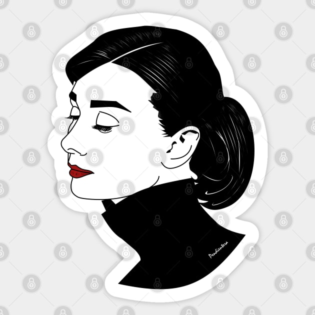Audrey Hepburn Sticker by Pendientera